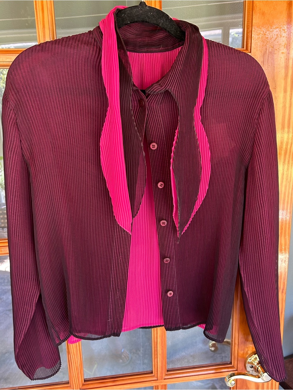 Vintage Issey Mikey Pleated Blouse New